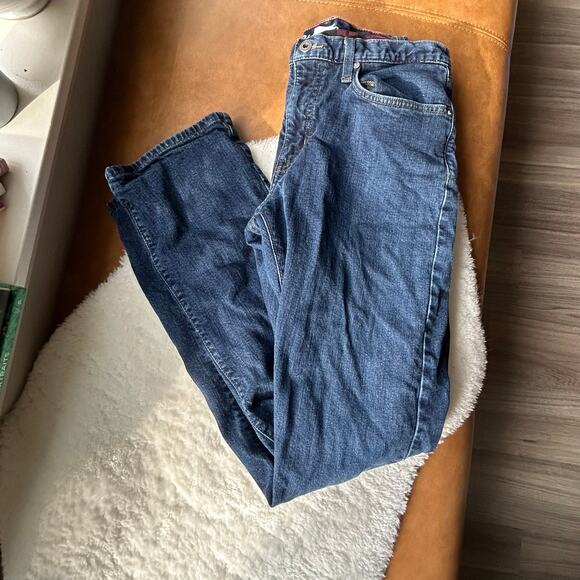 Eddie Bauer Jeans Bootcut Dark‎ Wash Denim Everyday Casual Pants Size 32 - Picture 1 of 6
